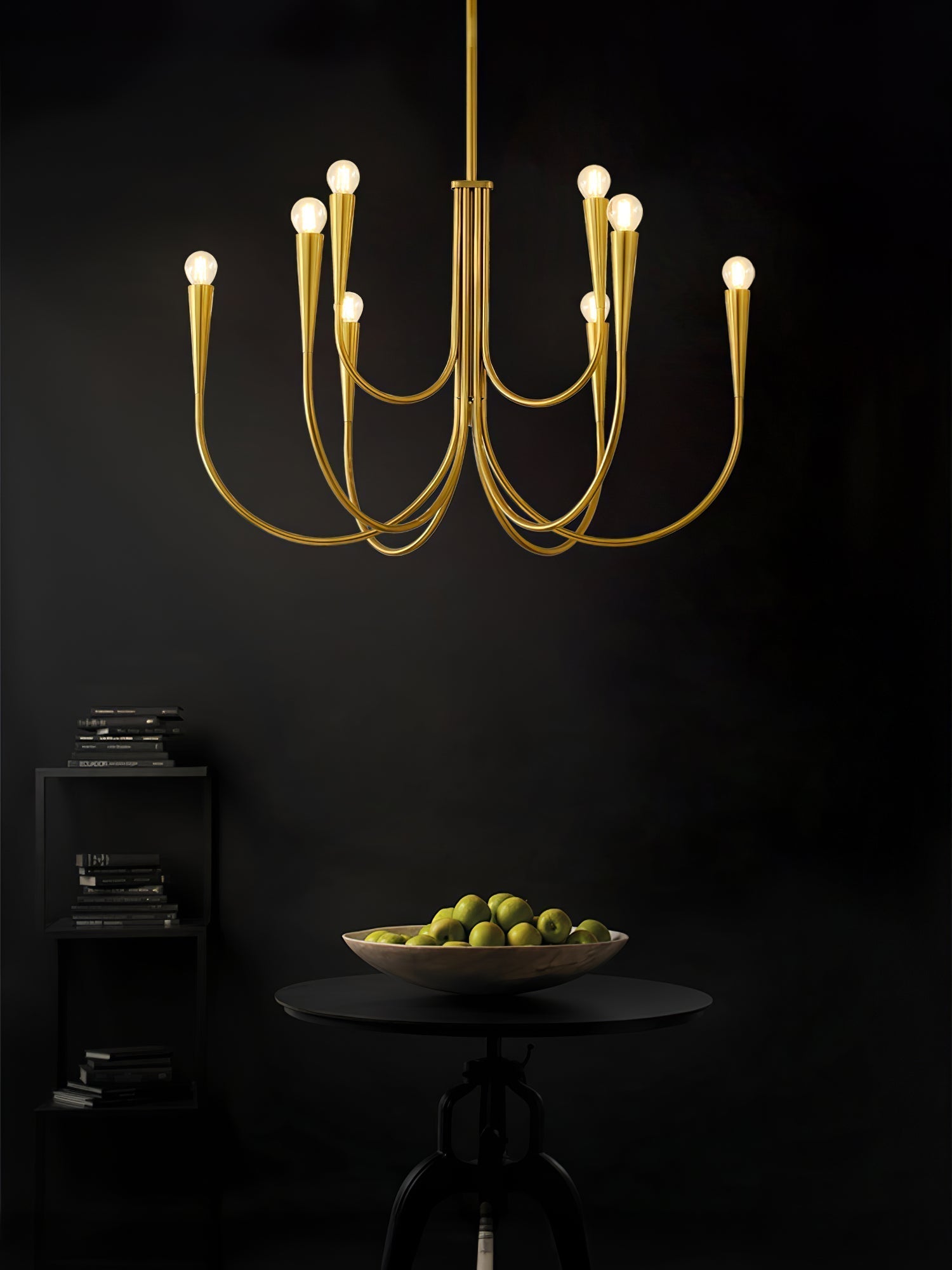 Swoop Arm Chandelier - Lamp Outdoor