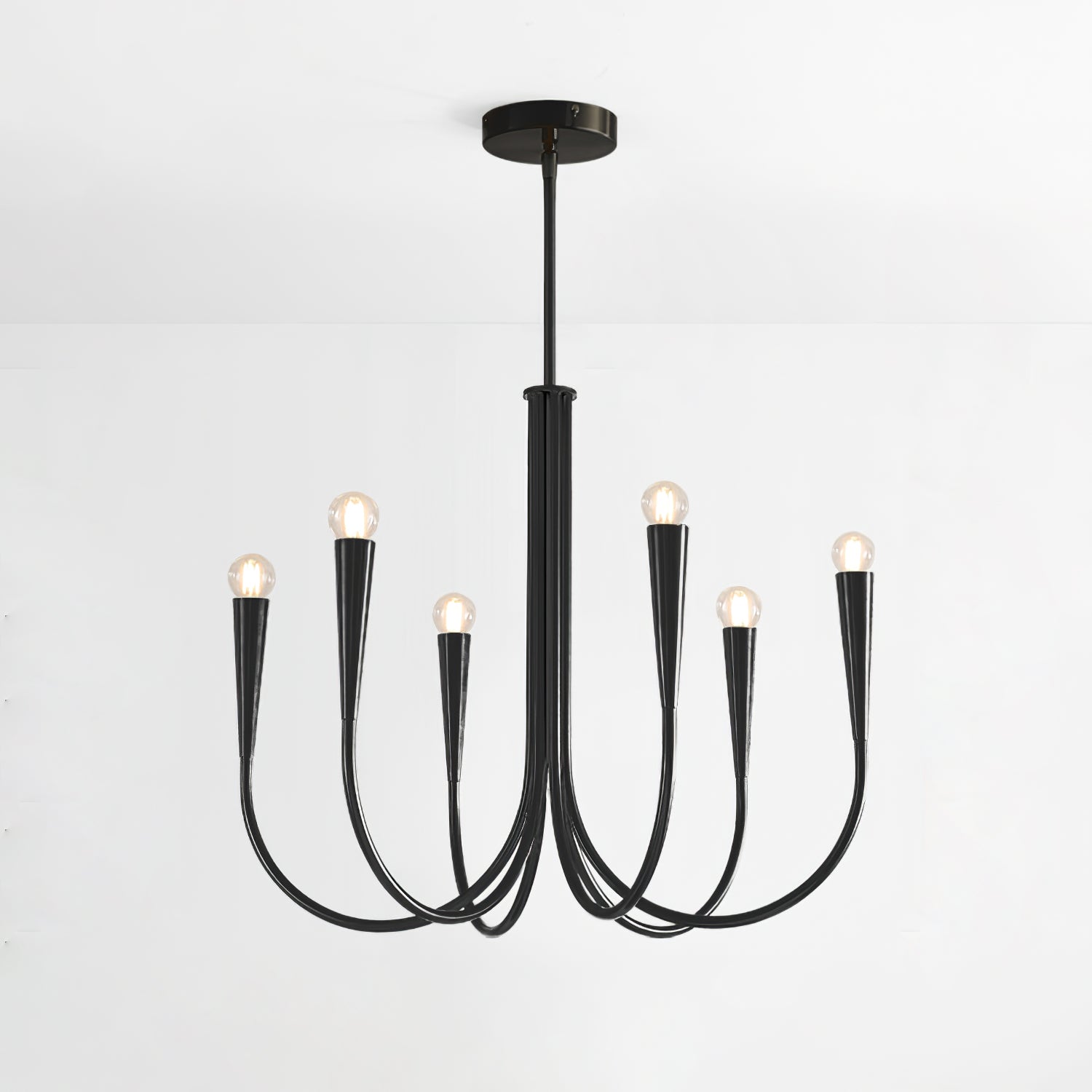Swoop Arm Chandelier - Lamp Outdoor