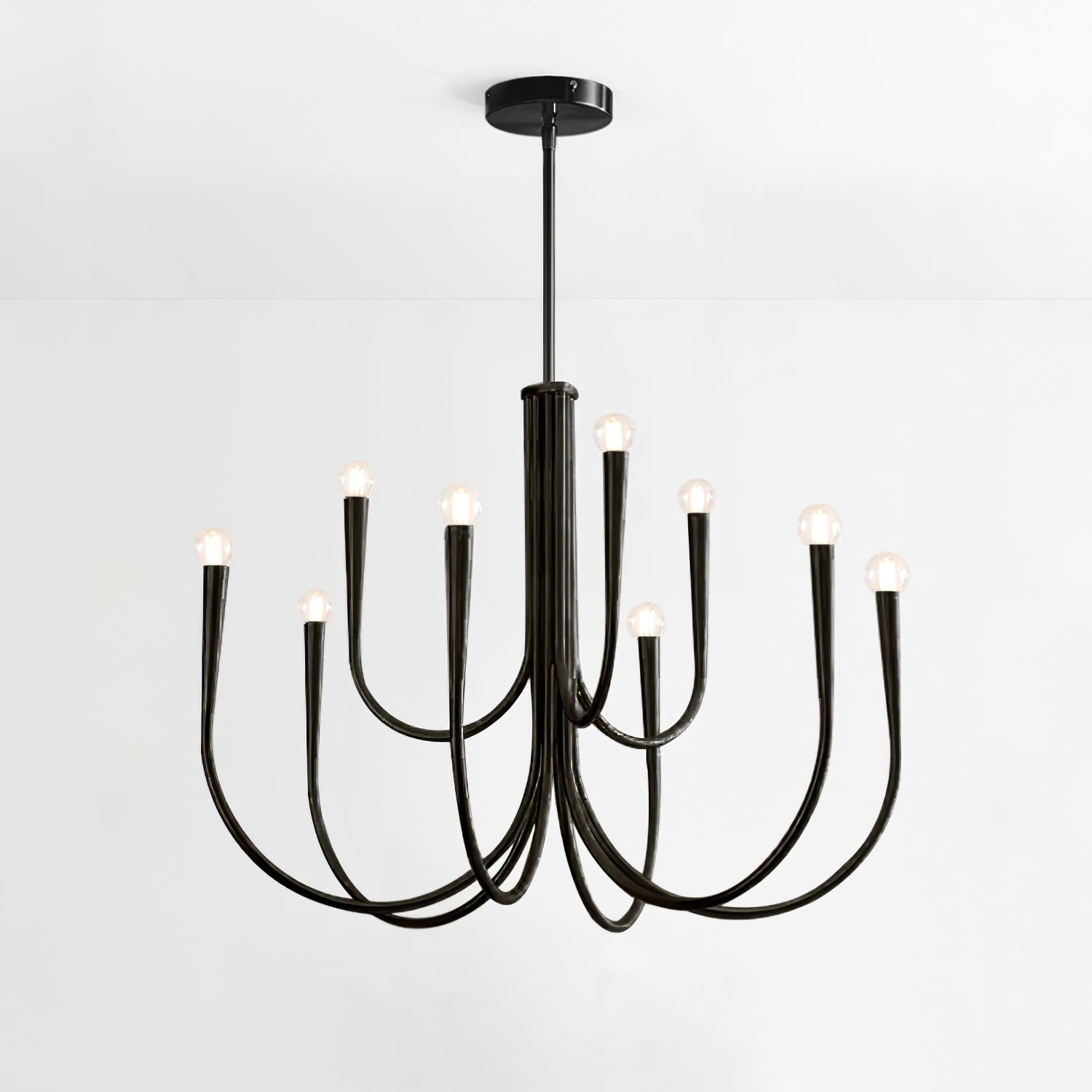 Swoop Arm Chandelier - Lamp Outdoor