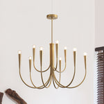 Swoop Arm Chandelier - Lamp Outdoor