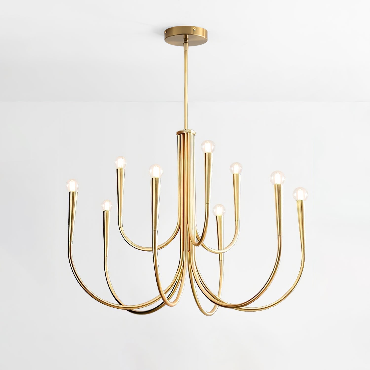 Swoop Arm Chandelier - Lamp Outdoor
