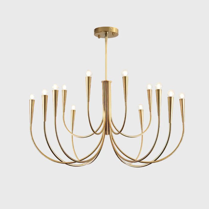 Swoop Arm Chandelier - Lamp Outdoor