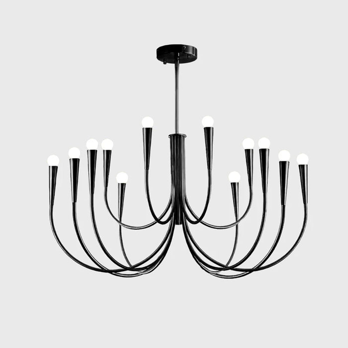 Swoop Arm Chandelier - Lamp Outdoor