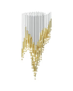 Ovynira Gold Rod Chandelier - Lamp Outdoor