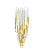 Ovynira Gold Rod Chandelier - Lamp Outdoor