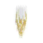 Ovynira Gold Rod Chandelier - Lamp Outdoor