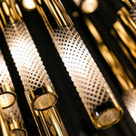 Ovynira Gold Rod Chandelier - Lamp Outdoor