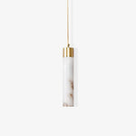 Ulzorila Cylinder Alabaster Pendant Light - Lamp Outdoor