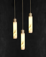 Ulzorila Cylinder Alabaster Pendant Light - Lamp Outdoor