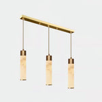 Ulzorila Cylinder Alabaster Pendant Light - Lamp Outdoor