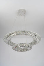 Lustra Chandelier Geometric Crystal LED Elegant - Letslighting
