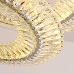 Lustra Chandelier Geometric Crystal LED Elegant - Letslighting