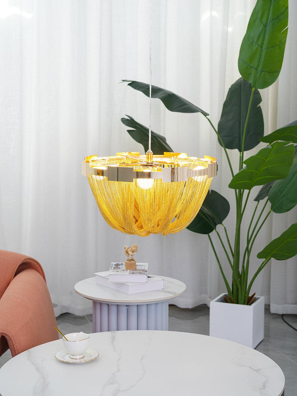 Tassel Aluminum Chain Ceiling Light - Lamp Outdoor
