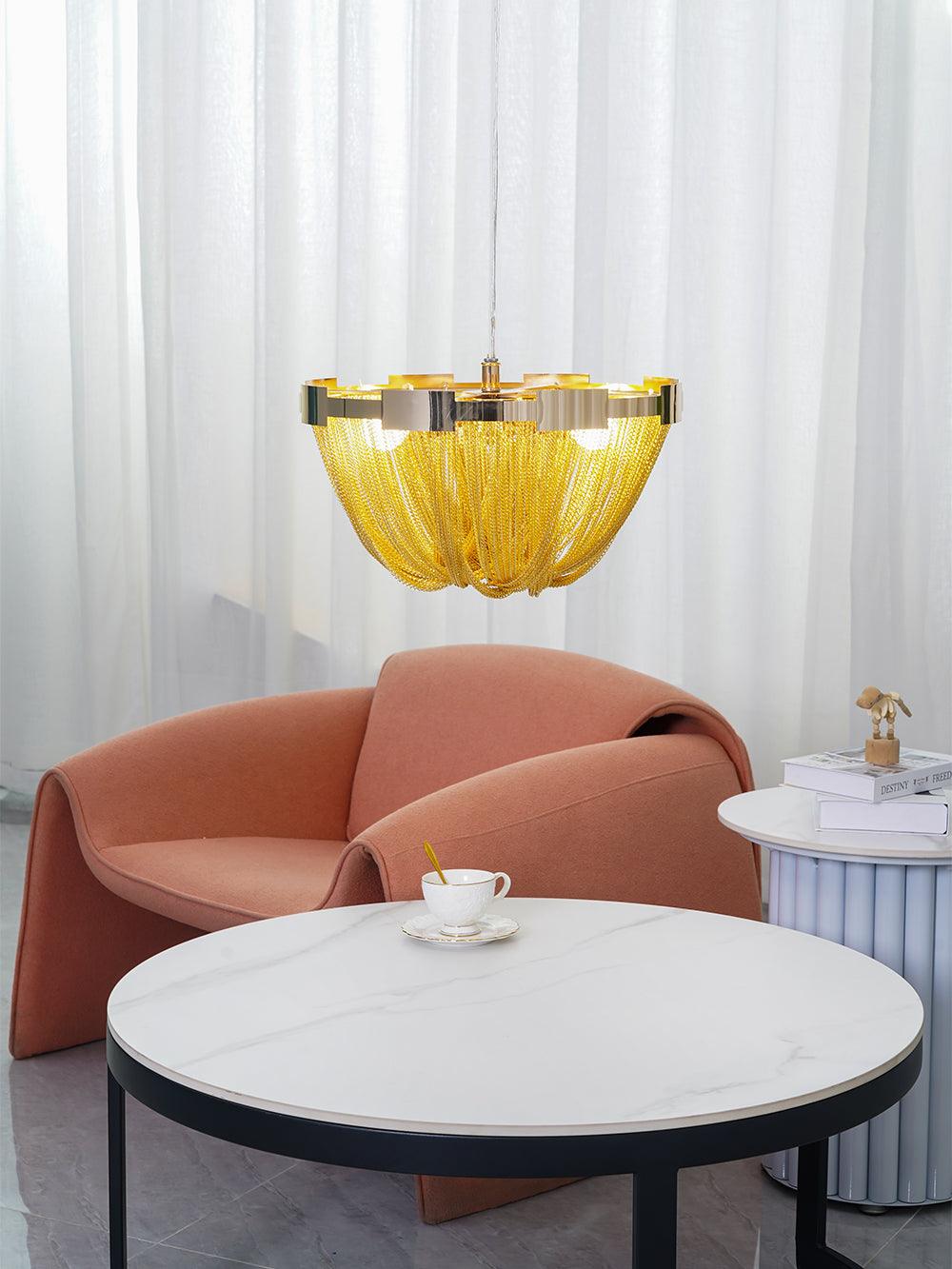 Tassel Aluminum Chain Ceiling Light - Lamp Outdoor
