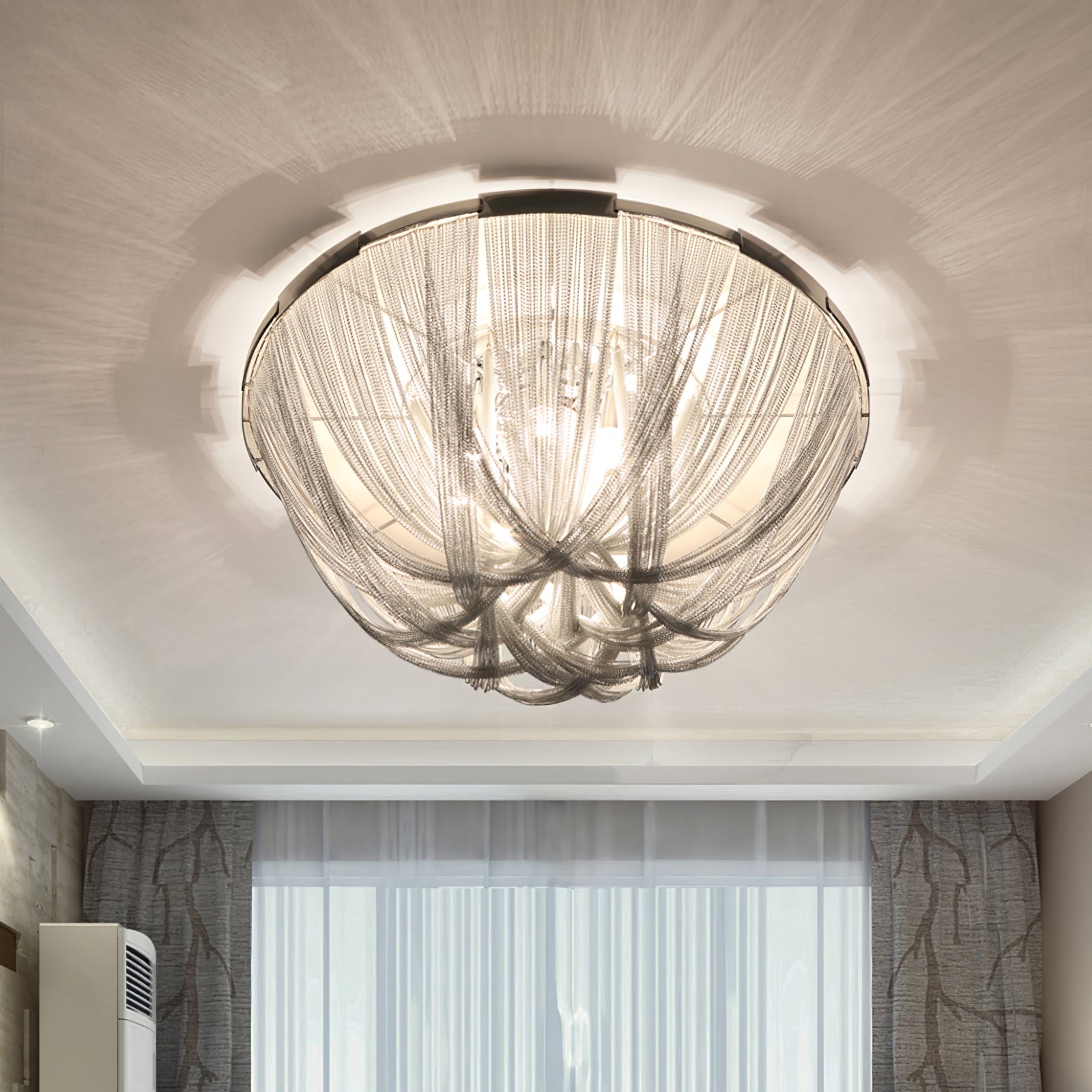 Tassel Aluminum Chain Ceiling Light - Lamp Outdoor