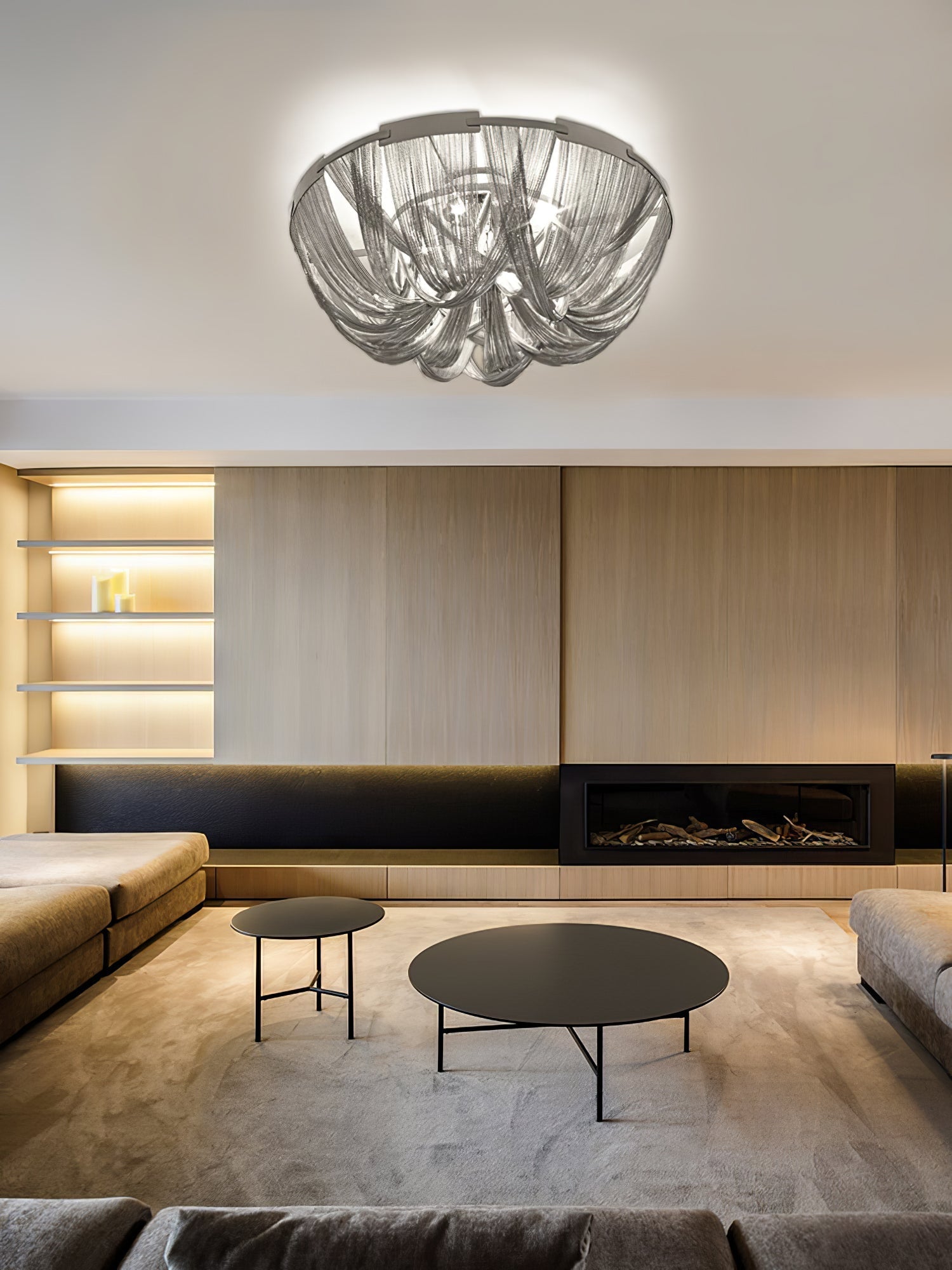 Tassel Aluminum Chain Ceiling Light - Lamp Outdoor