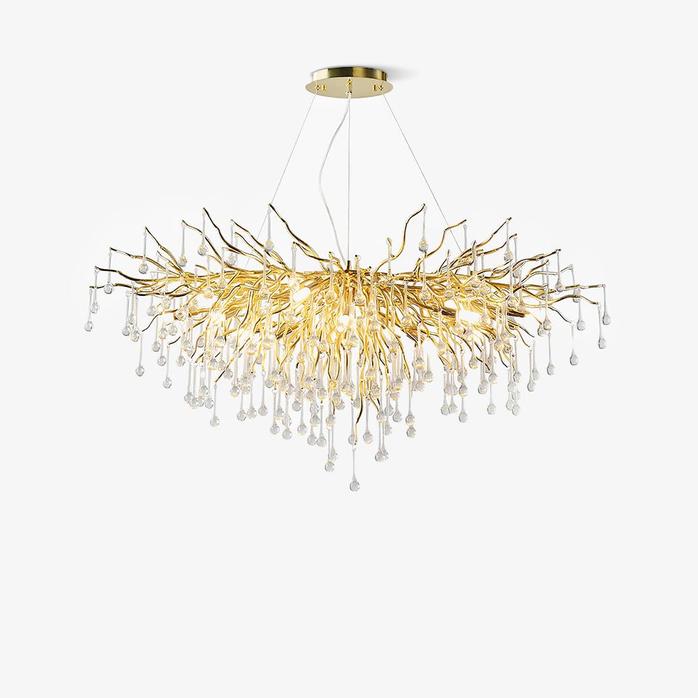 Teardrop Crystal Chandelier - Lamp Outdoor