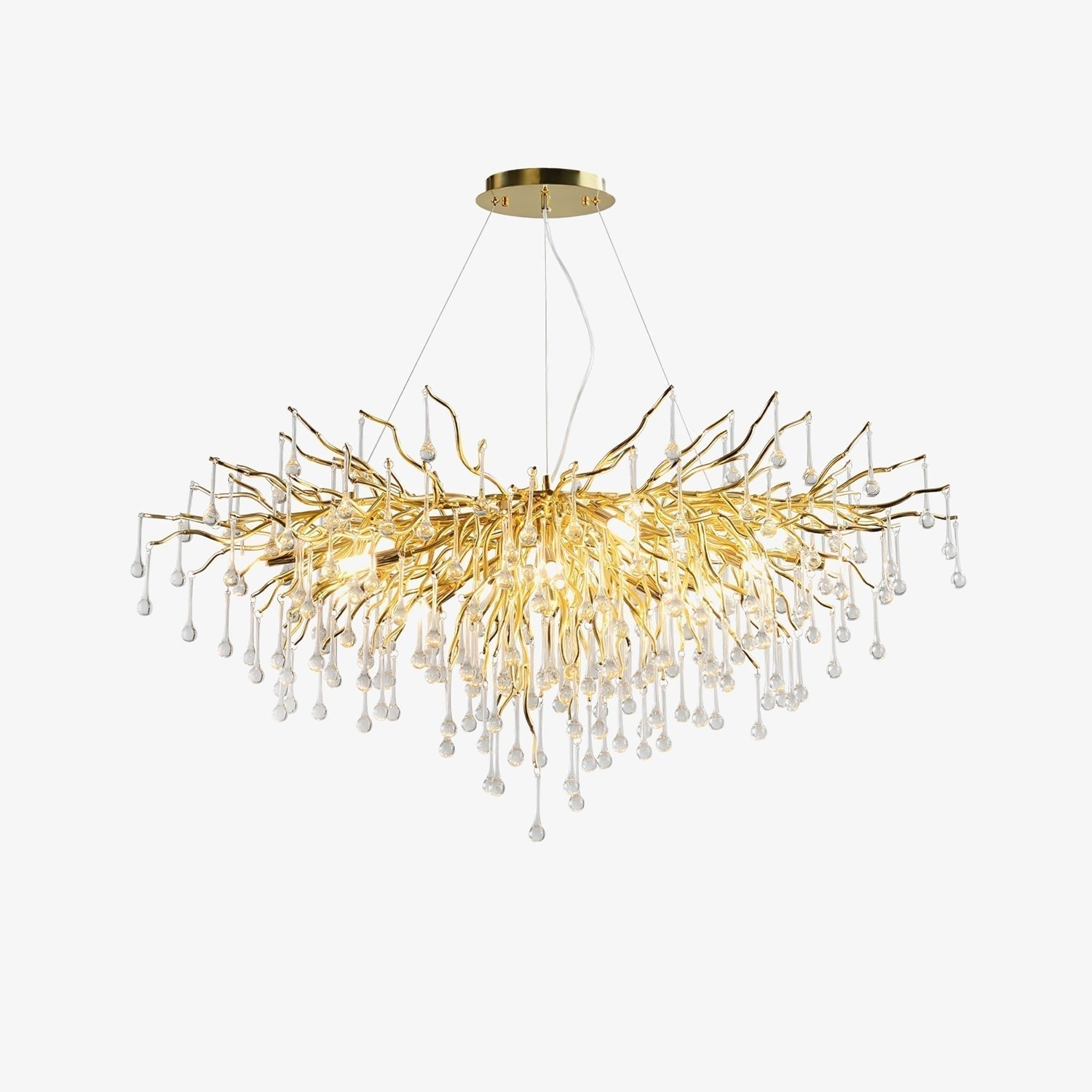 Teardrop Crystal Chandelier - Lamp Outdoor