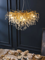 Teardrop Crystal Chandelier - Lamp Outdoor