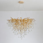 Teardrop Crystal Chandelier - Lamp Outdoor