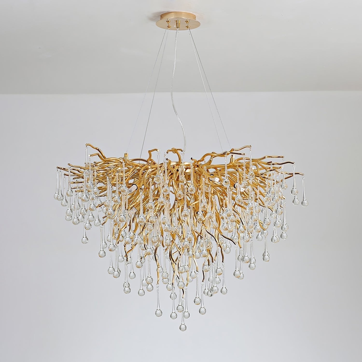 Teardrop Crystal Chandelier - Lamp Outdoor