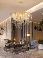 Teardrop Crystal Chandelier - Lamp Outdoor