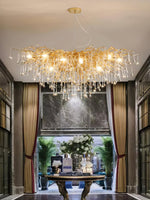 Teardrop Crystal Chandelier - Lamp Outdoor
