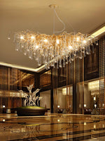 Teardrop Crystal Chandelier - Lamp Outdoor