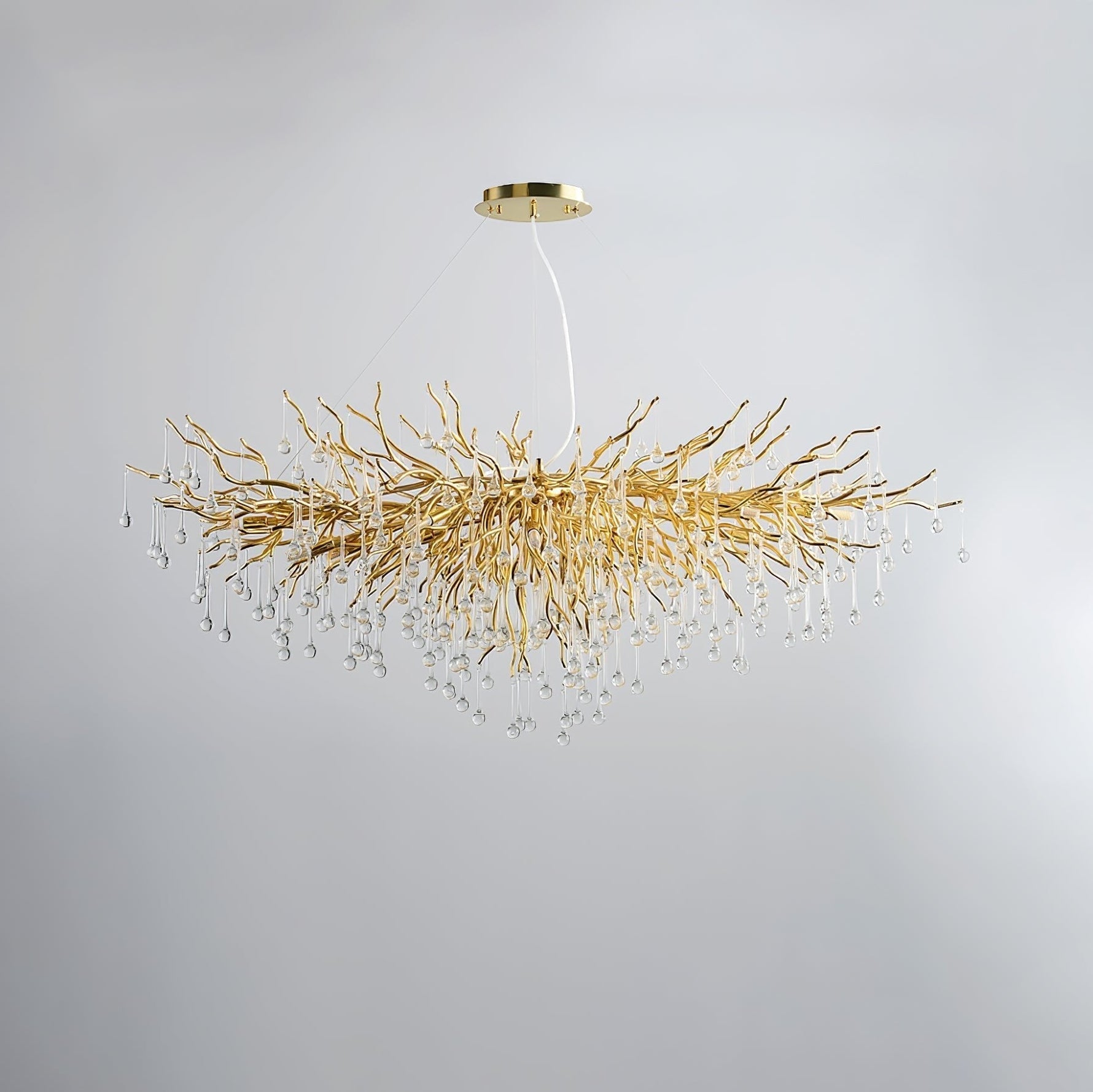 Teardrop Crystal Chandelier - Lamp Outdoor