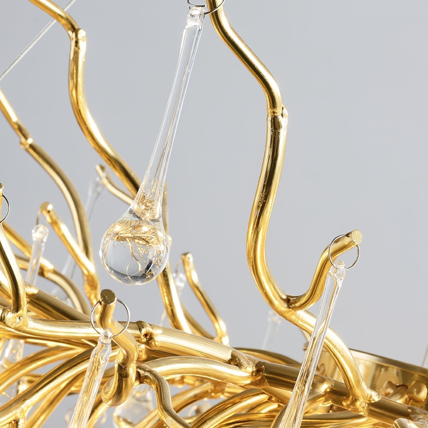 Teardrop Crystal Chandelier - Lamp Outdoor