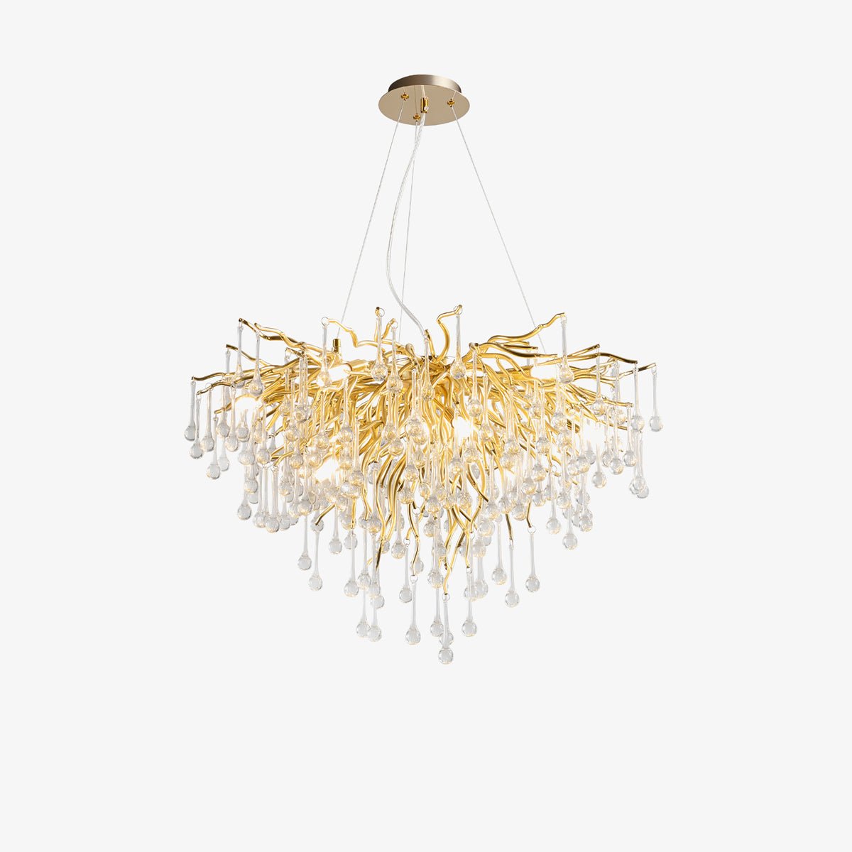 Teardrop Crystal Chandelier - Lamp Outdoor