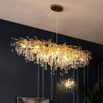 Teardrop Crystal Chandelier - Lamp Outdoor