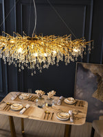 Teardrop Crystal Chandelier - Lamp Outdoor