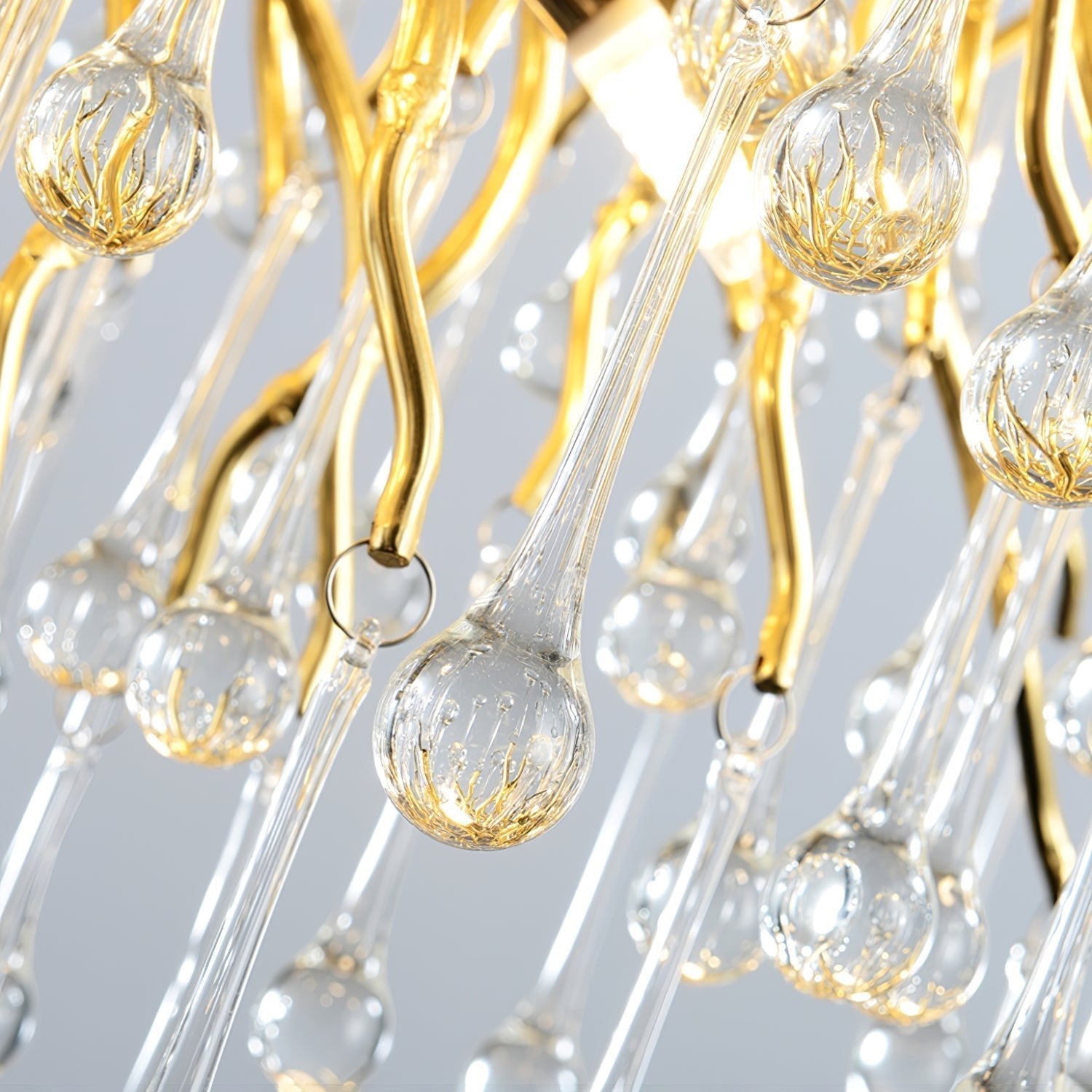 Teardrop Crystal Chandelier - Lamp Outdoor