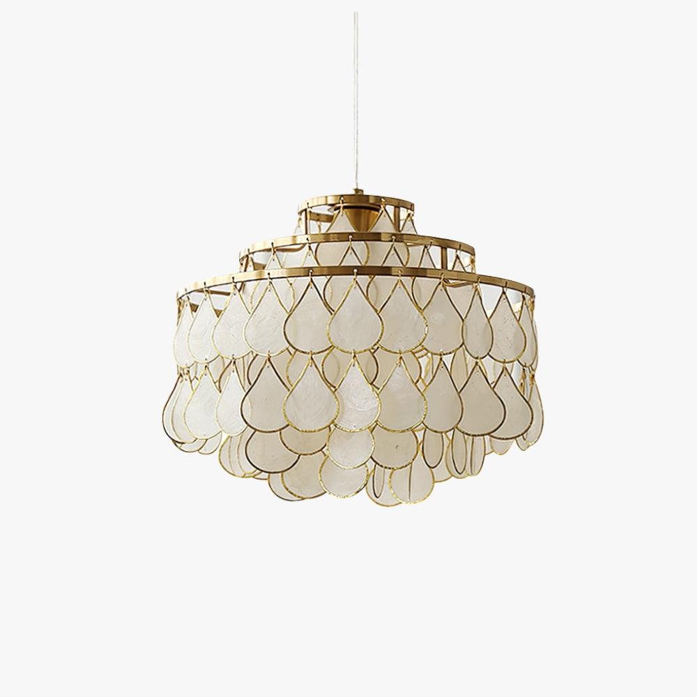Teardrops Shell Chandelier - Lamp Outdoor