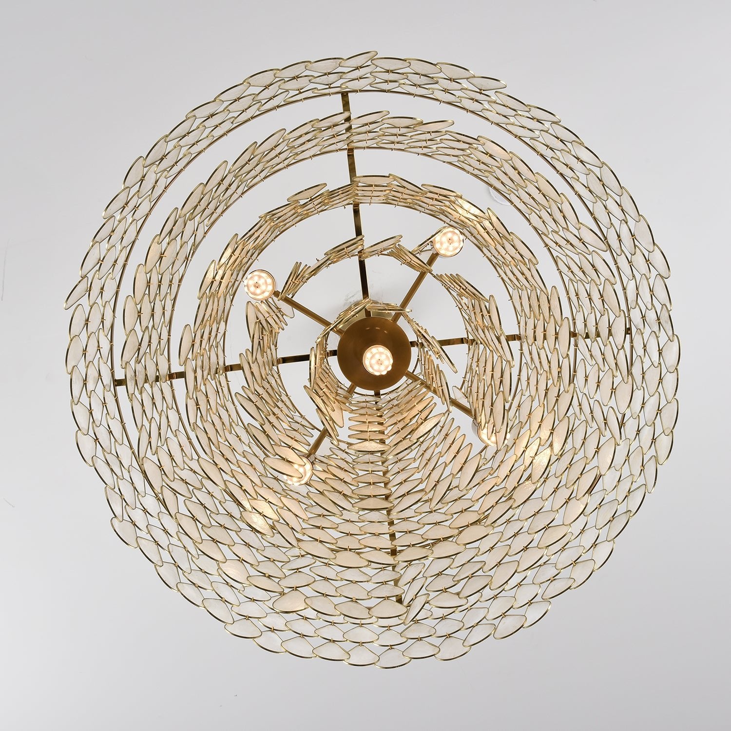 Teardrops Shell Chandelier - Lamp Outdoor