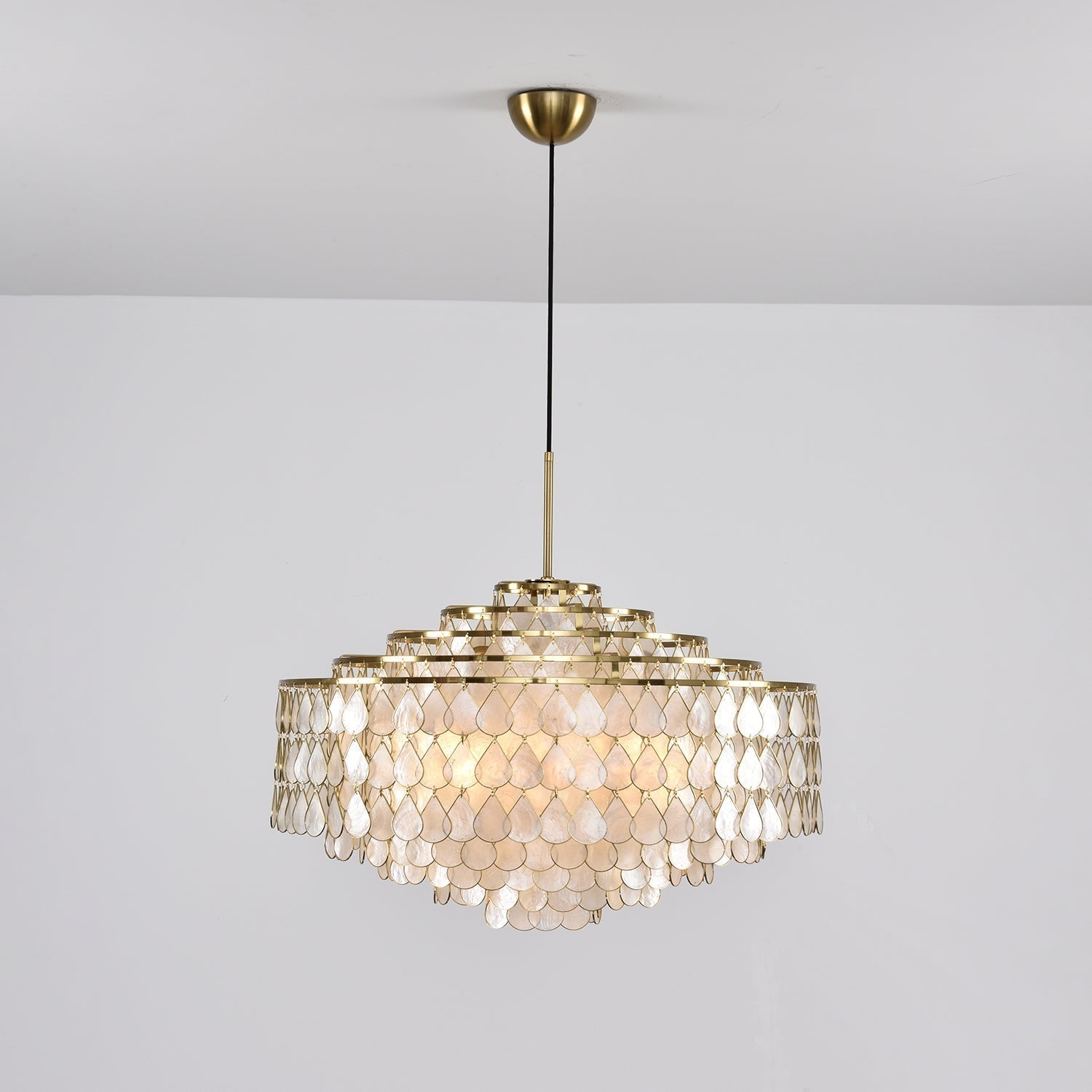 Teardrops Shell Chandelier - Lamp Outdoor