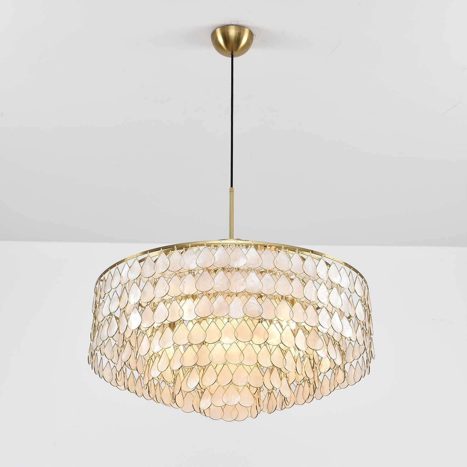 Teardrops Shell Chandelier - Lamp Outdoor