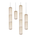 Citheis Modern Minimalist Natural Mulberry Silk Metal Pendant Lamp - Lamp Outdoor