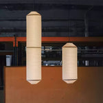 Citheis Modern Minimalist Natural Mulberry Silk Metal Pendant Lamp - Lamp Outdoor