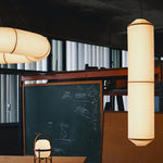 Citheis Modern Minimalist Natural Mulberry Silk Metal Pendant Lamp - Lamp Outdoor