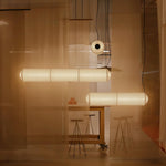 Citheis Modern Minimalist Natural Mulberry Silk Metal Pendant Lamp - Lamp Outdoor