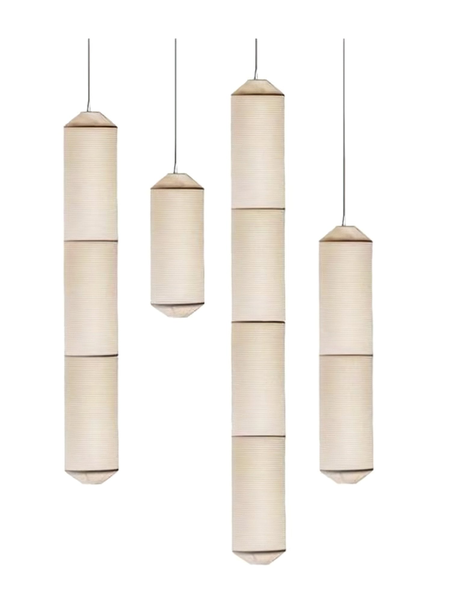 Citheis Modern Minimalist Natural Mulberry Silk Metal Pendant Lamp - Lamp Outdoor