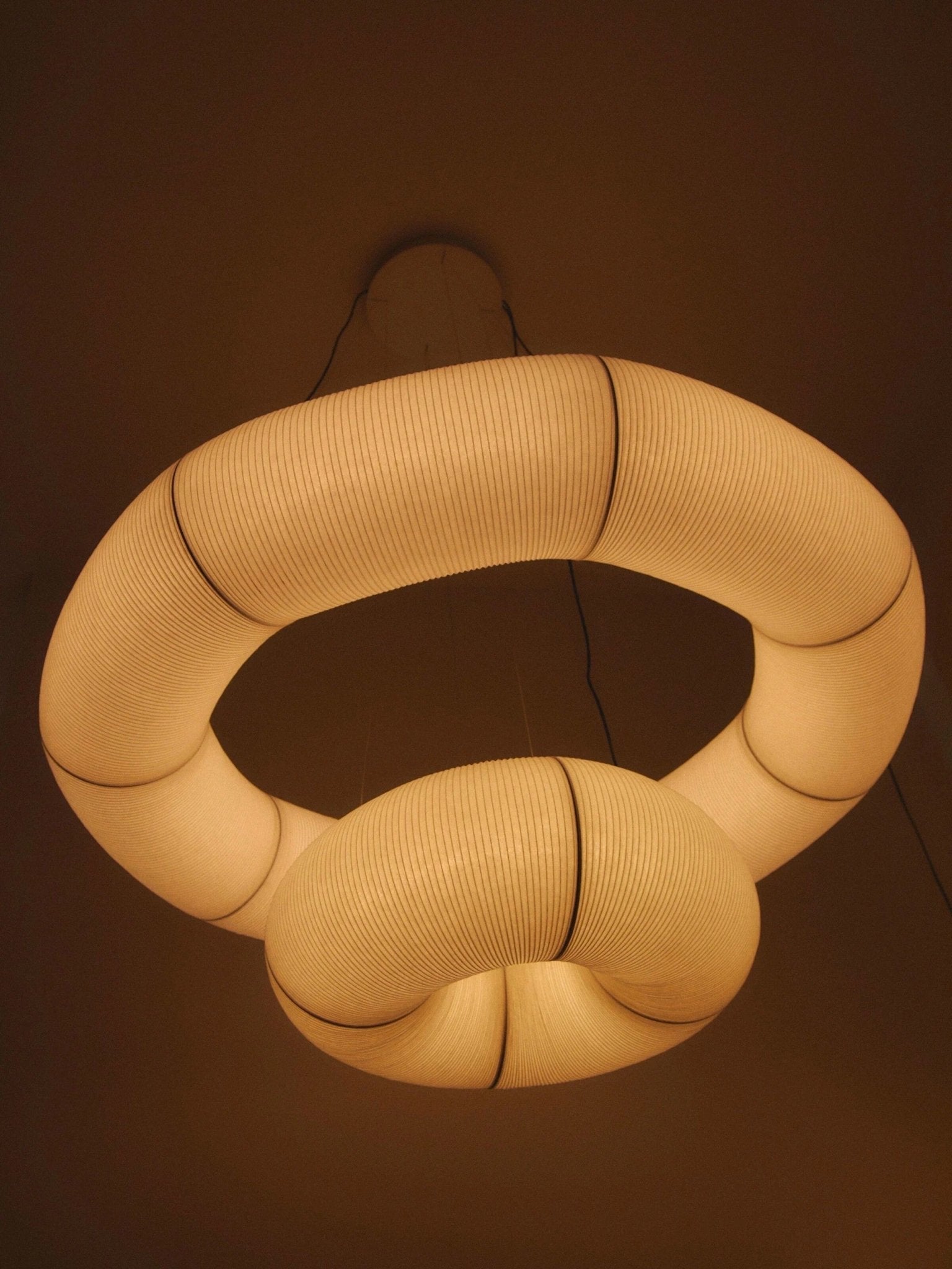 Citheis Modern Minimalist Natural Mulberry Silk Metal Pendant Lamp - Lamp Outdoor
