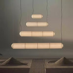 Citheis Modern Minimalist Natural Mulberry Silk Metal Pendant Lamp - Lamp Outdoor