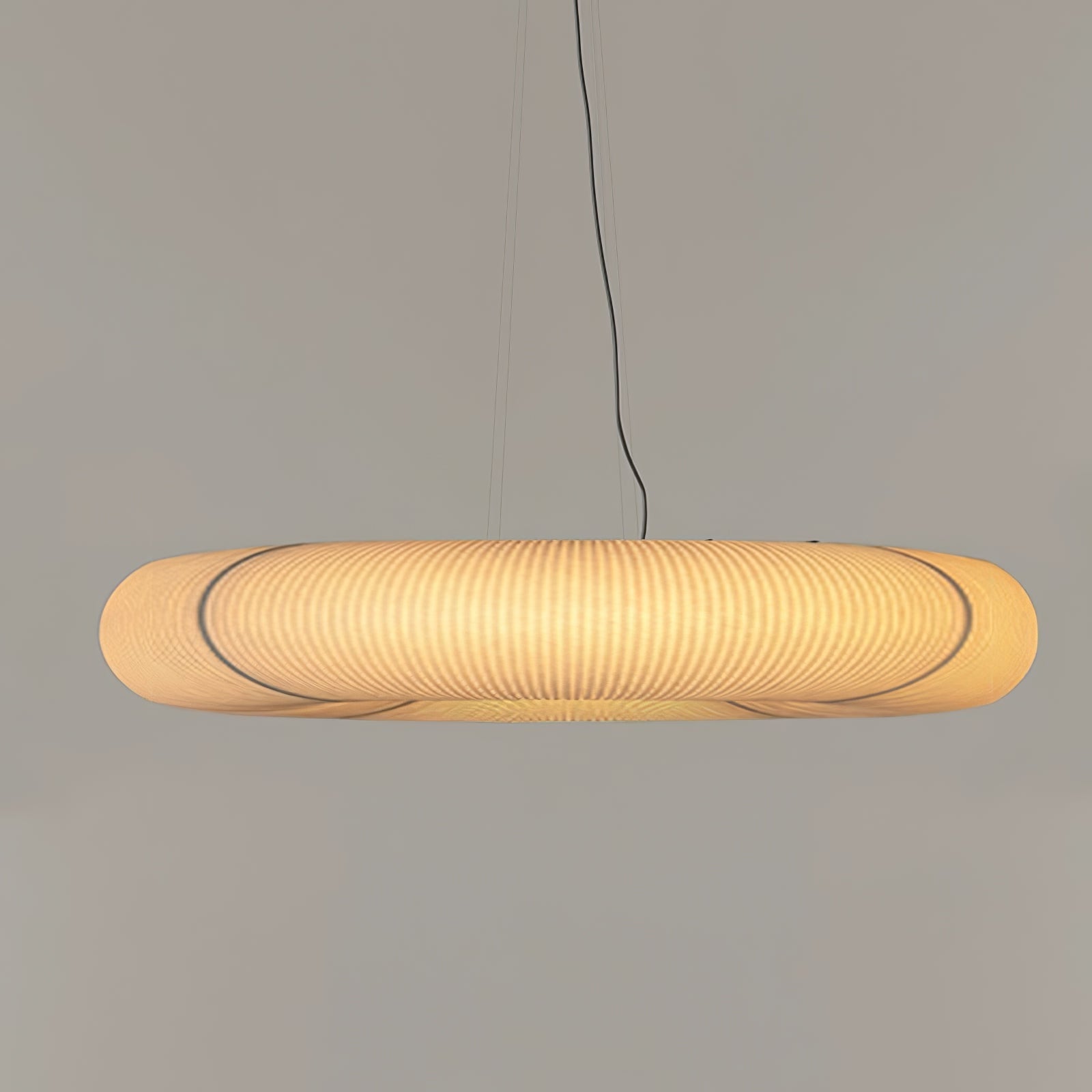 Citheis Modern Minimalist Natural Mulberry Silk Metal Pendant Lamp - Lamp Outdoor