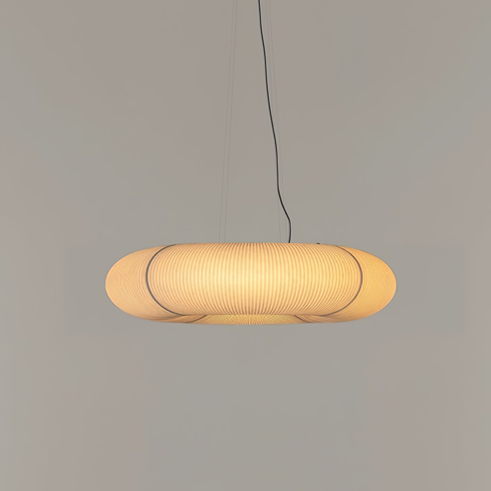 Citheis Modern Minimalist Natural Mulberry Silk Metal Pendant Lamp - Lamp Outdoor