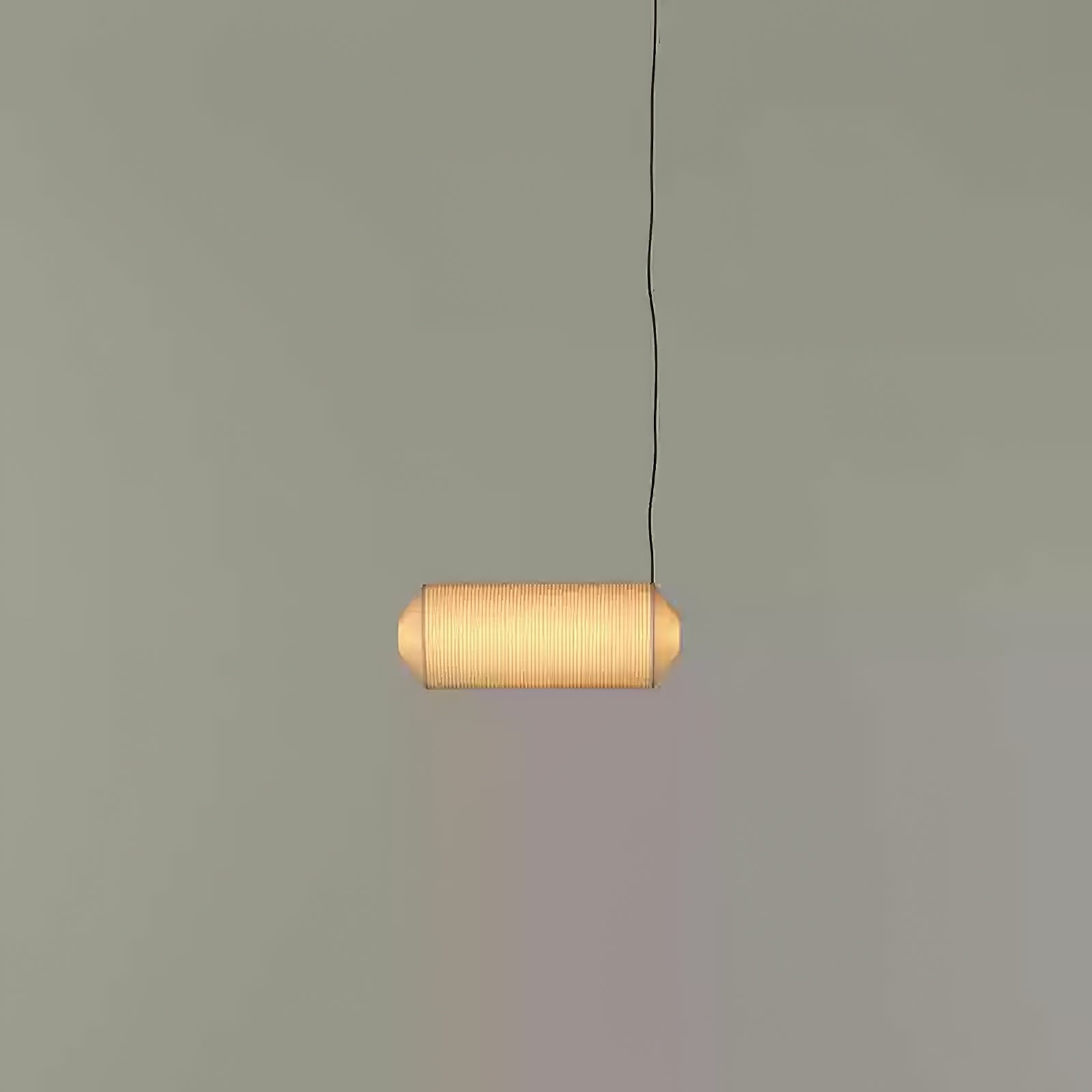 Citheis Modern Minimalist Natural Mulberry Silk Metal Pendant Lamp - Lamp Outdoor