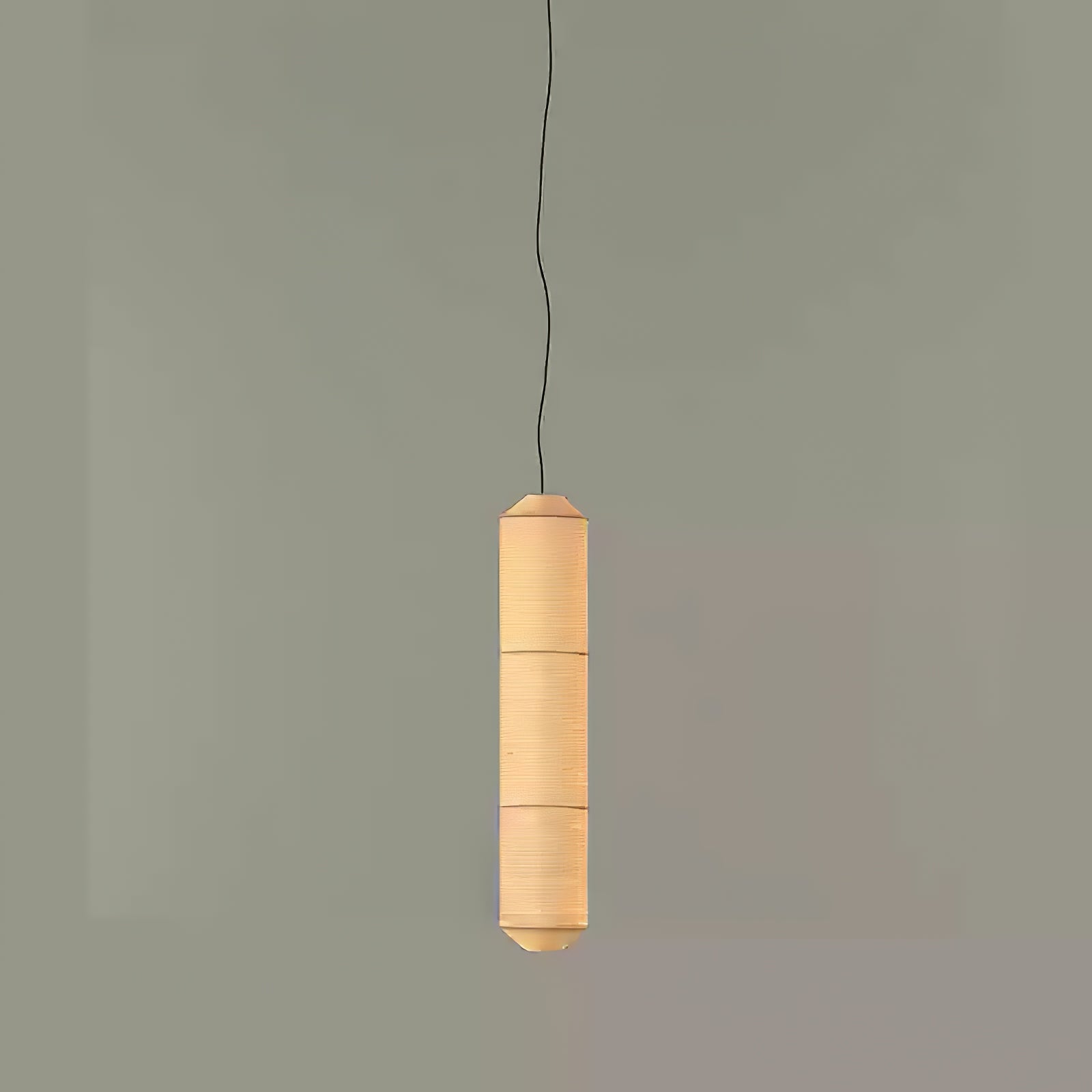 Citheis Modern Minimalist Natural Mulberry Silk Metal Pendant Lamp - Lamp Outdoor