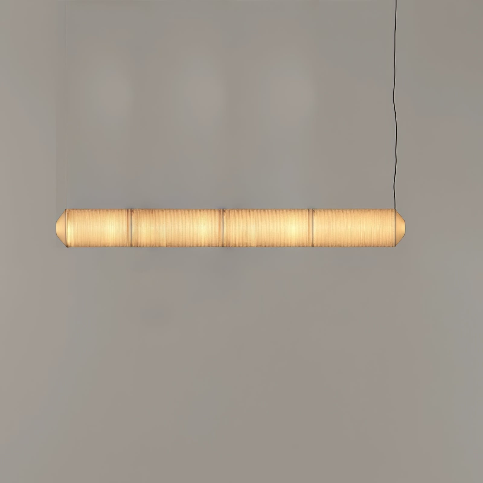 Citheis Modern Minimalist Natural Mulberry Silk Metal Pendant Lamp - Lamp Outdoor